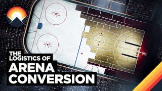 How Arenas Transform From Hockey to Basketball in 2.5 Hours
