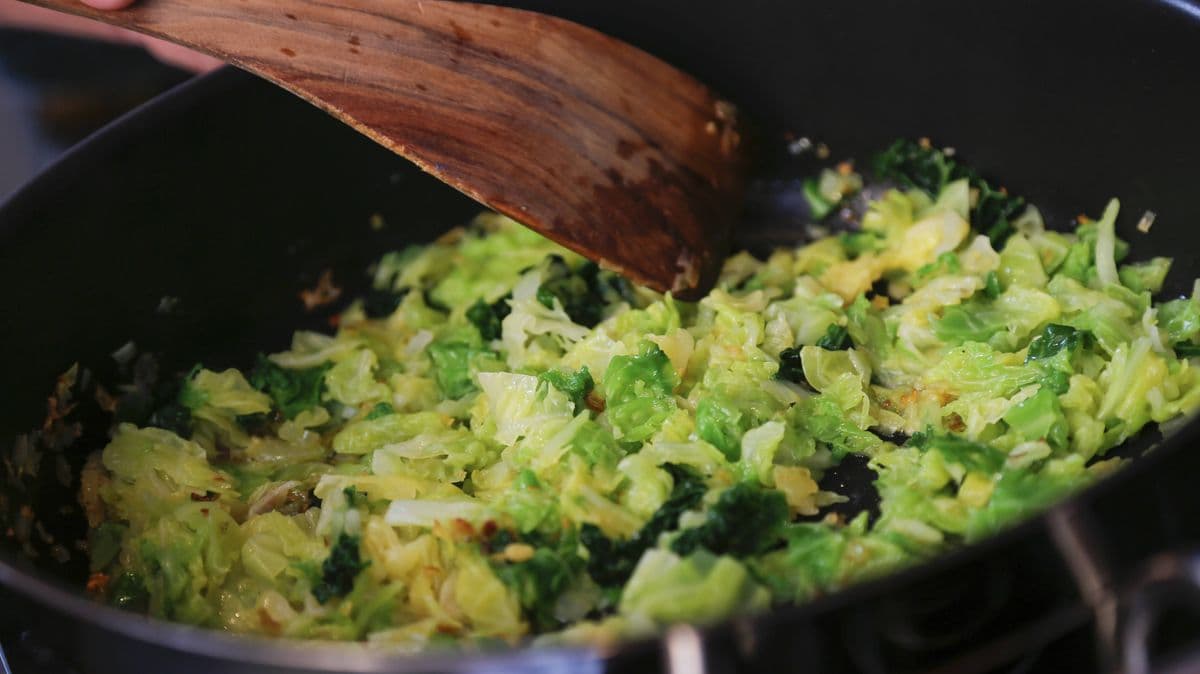 Don't Boil Cabbage, Sauté it with 1 Simple Ingredient