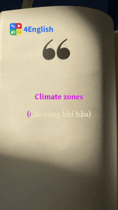 Climate zones (Các vùng khí hậu)