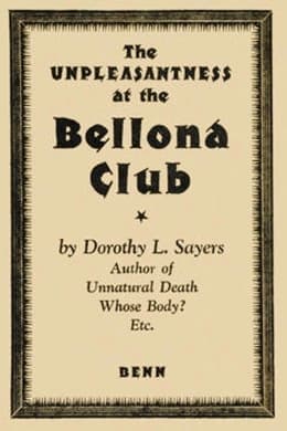 Unpleasantness at the Bellona Club